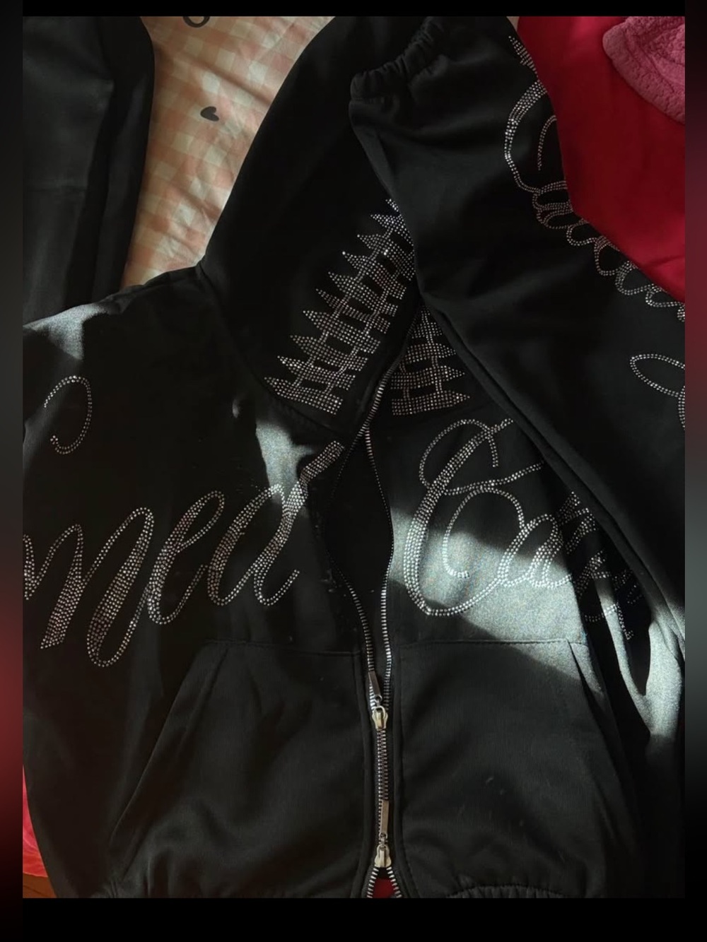 Named collective Black Rhinestone Zip tracksuit - Women